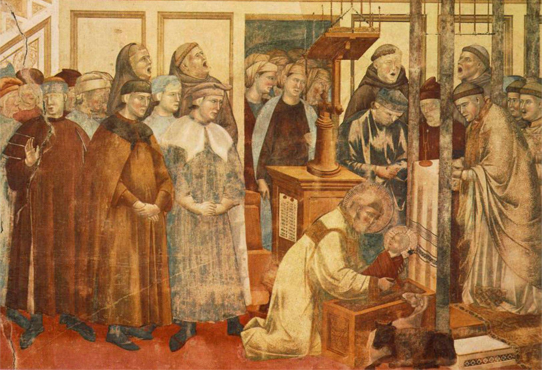 Giotto Institution of the Crib at Greccio Upper Basilica Saint Francis Assisi