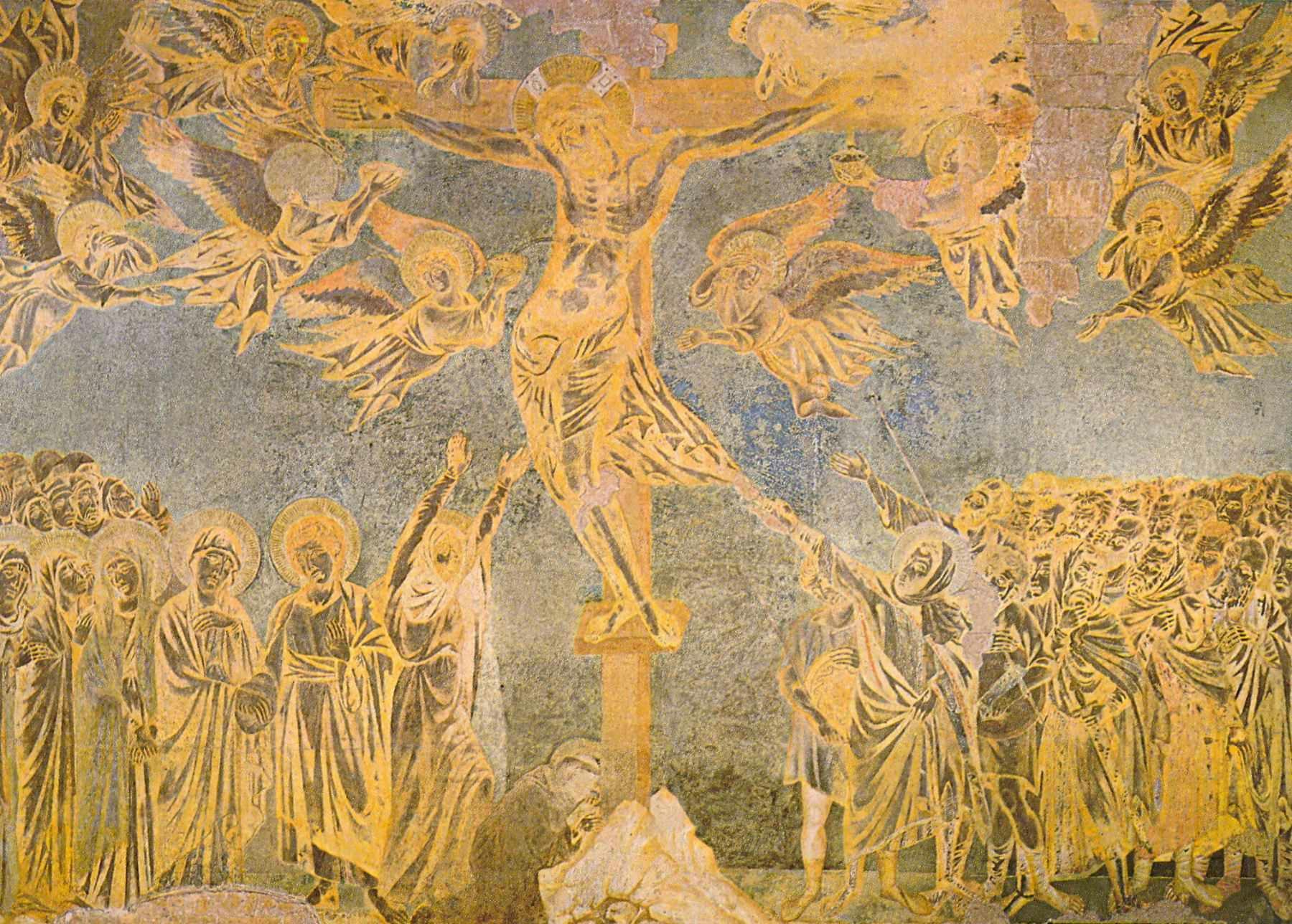 Cimabue Crucifixion Upper Basilica Saint Francis Assisi