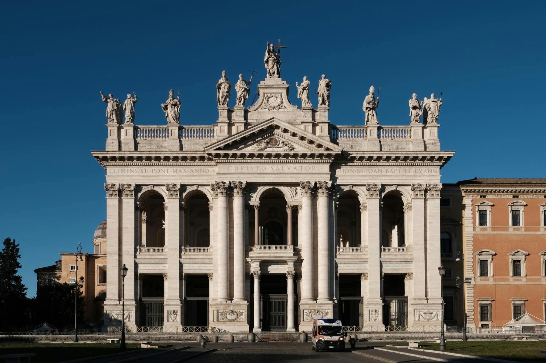 Rome Saint John Lateran facade by Alessandro Galilei