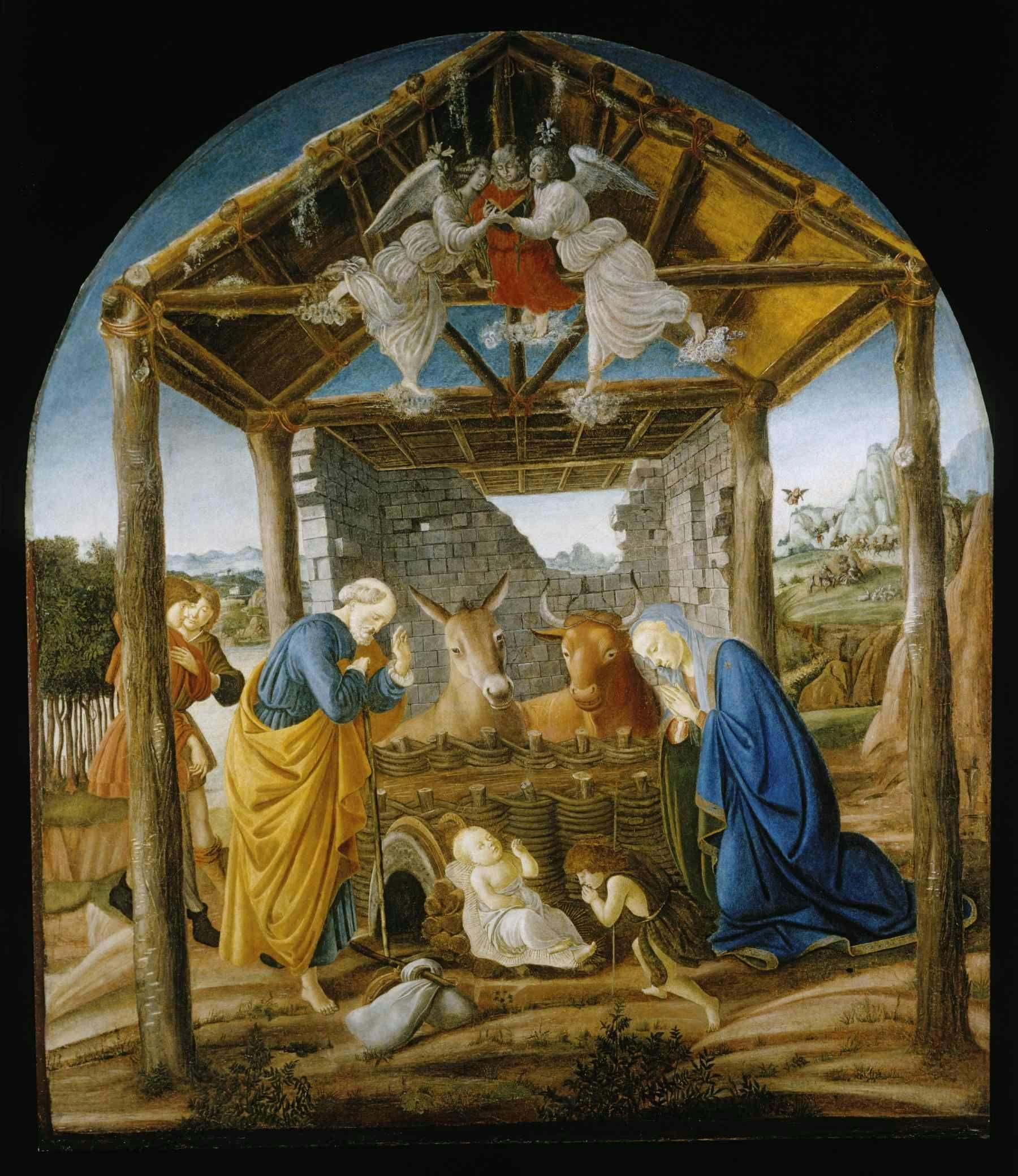 christmas nativity ox ass Botticelli jesus birth