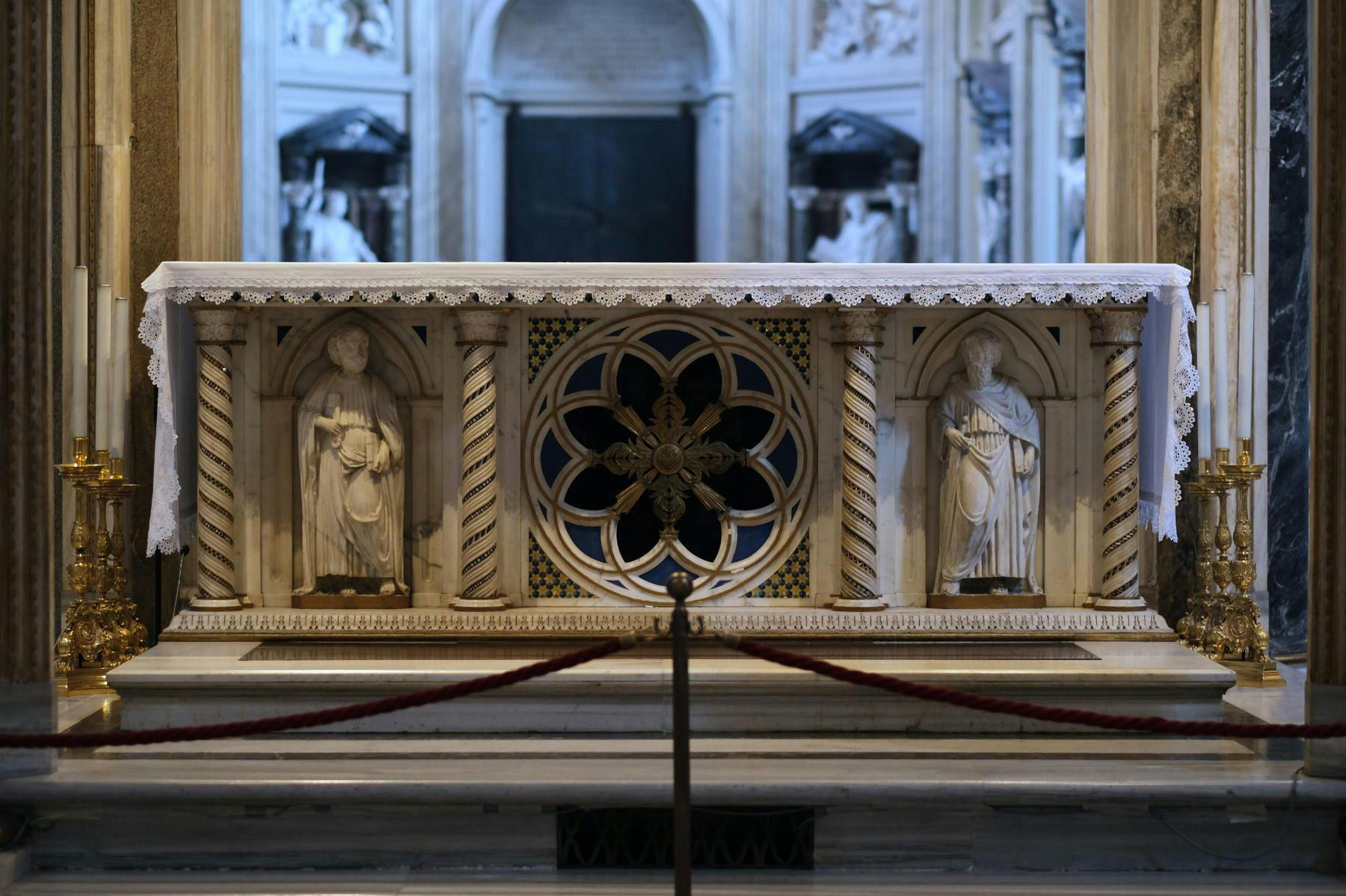 Rome Saint John Lateran Papal Altar used by Peter