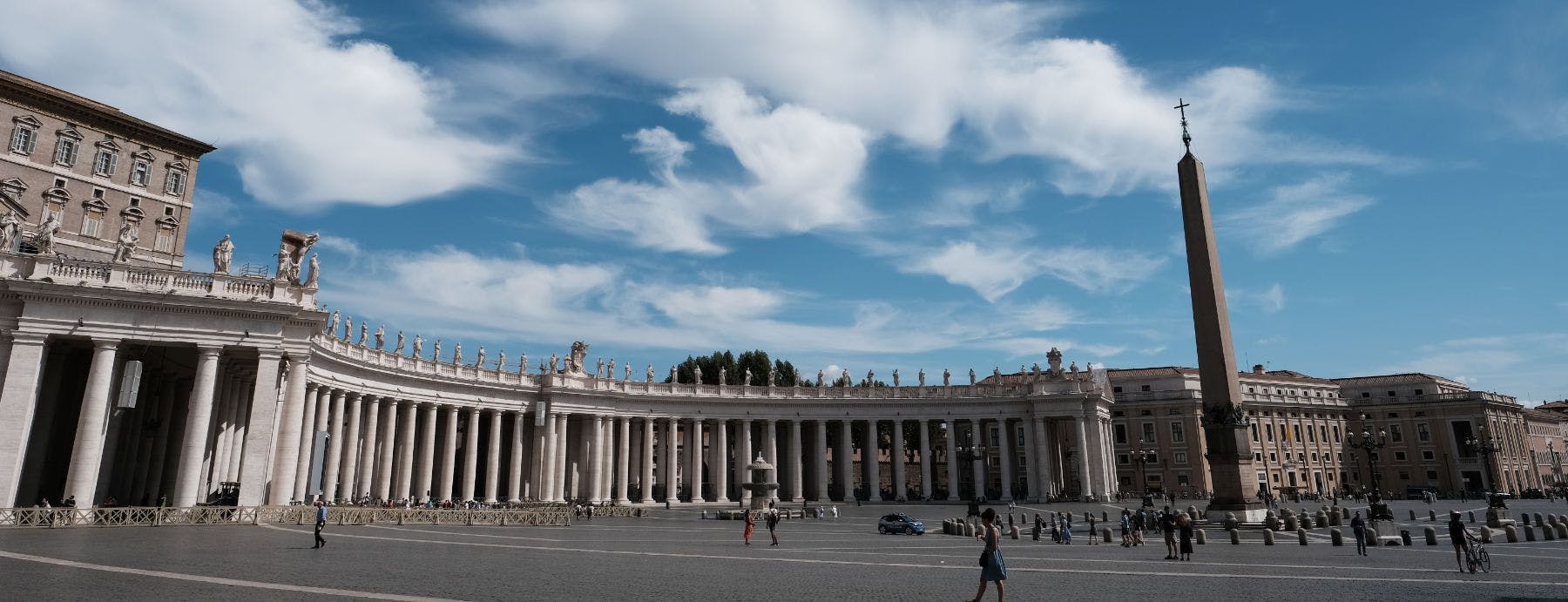 Rome Vatican Saint Peter Basilica Bernini Colonnades