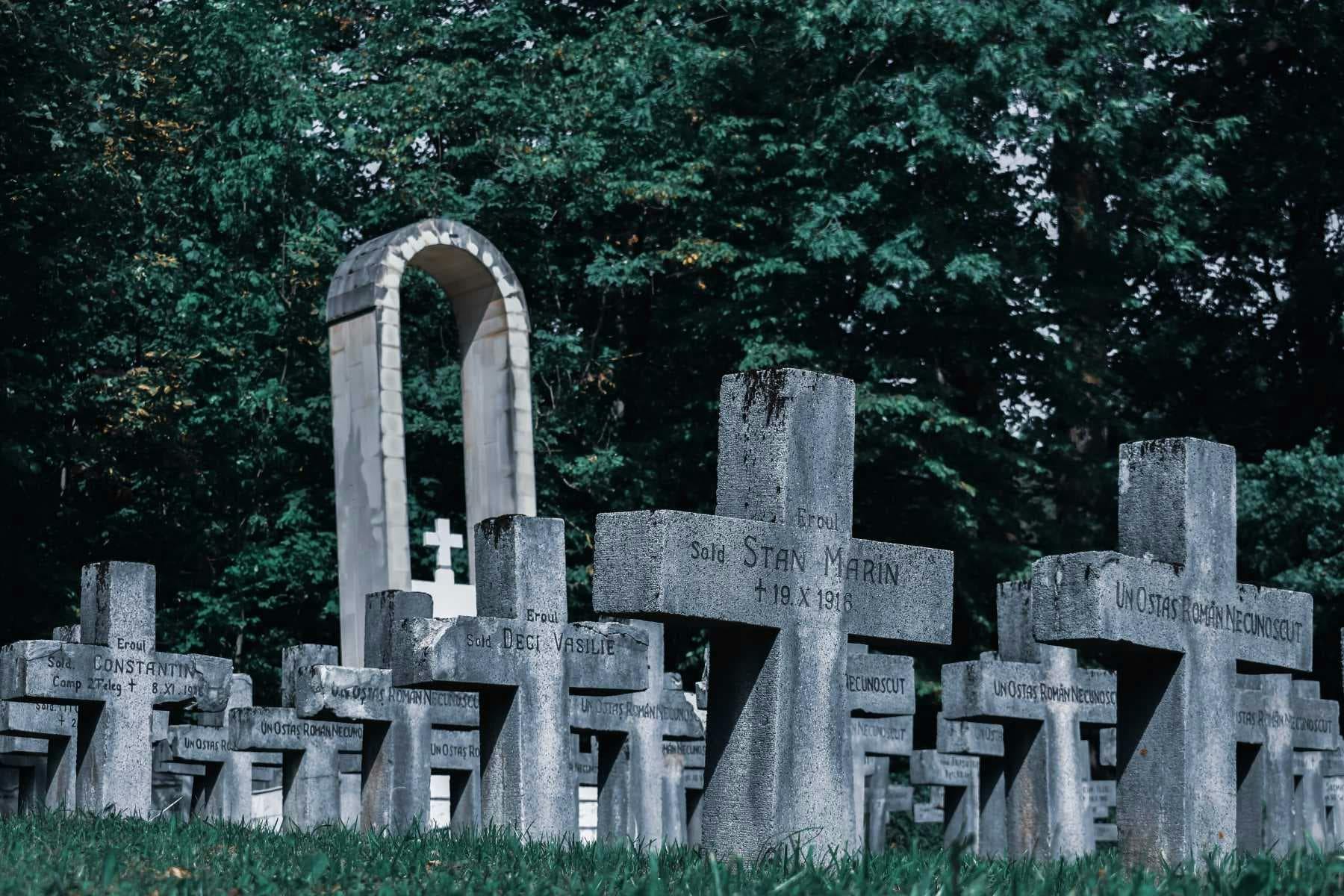 graveyard death crosses