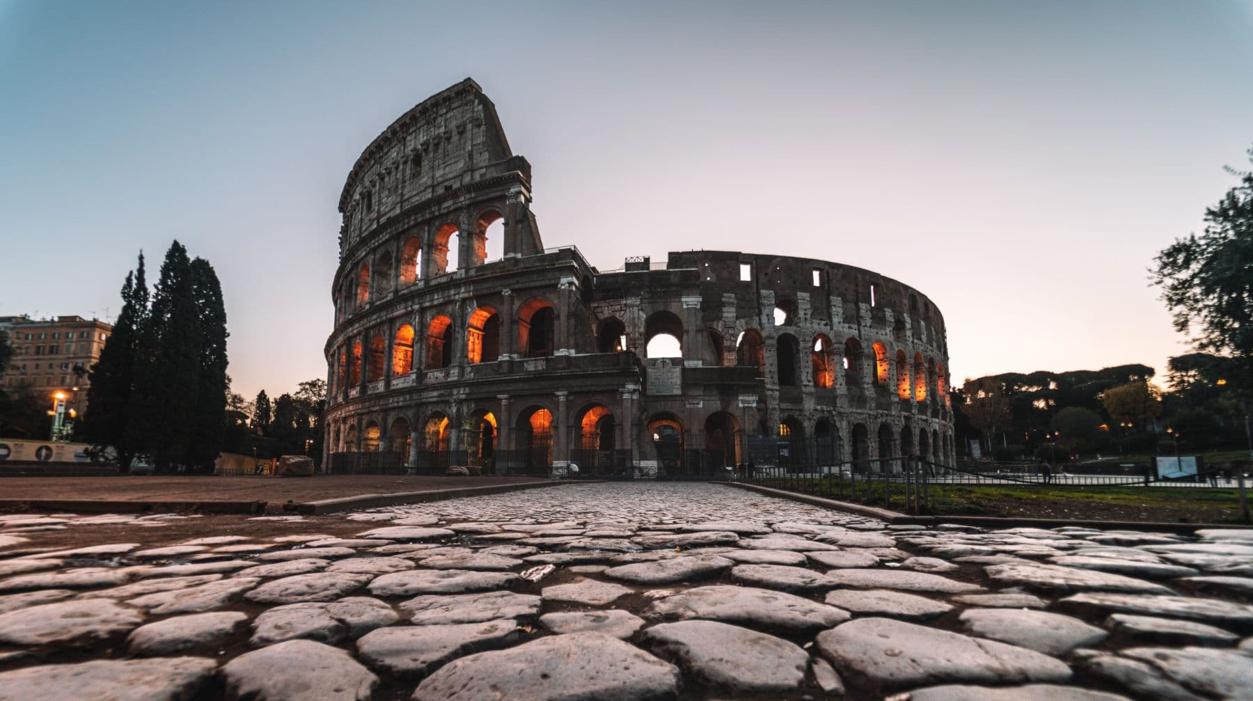 Colosseum & Trevi Fountain